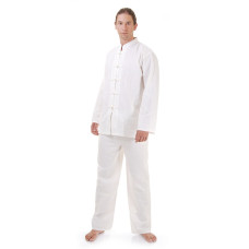 Kung Fu Suit, Meditation Suit Cotton White